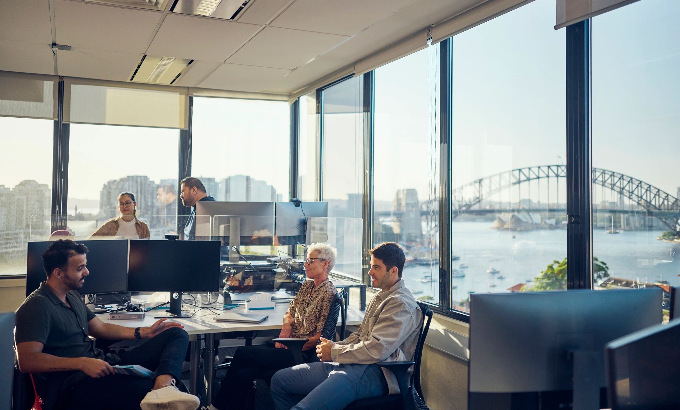 solar energy professionals modern office