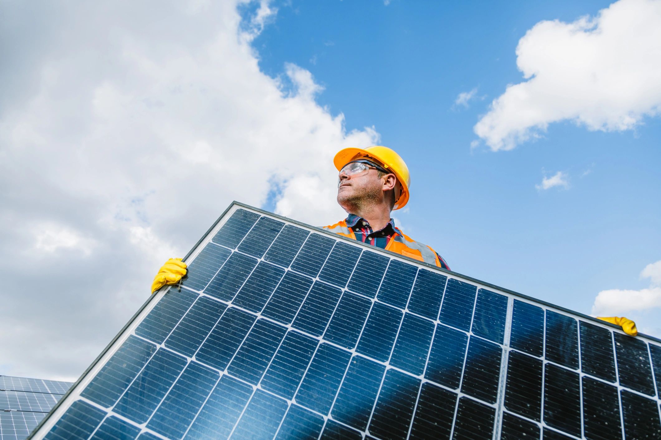 solar panels installation clean energy